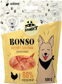 MR.BANDIT Bonso Chicken Bones Miękkie Kostki 500g - Zdjęcie główne