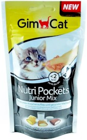 GIMCAT Nutri Pockets Junior Mix dla kociąt 60g - Zdjęcie główne