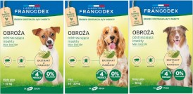 FRANCODEX Obroża na insekty dla psów małych 35cm