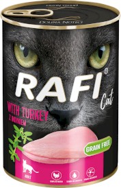 DOLINA NOTECI RAFI Cat Adult Indyk bez zbóż 400g - Zdjęcie główne