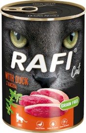 DOLINA NOTECI RAFI Cat Adult Kaczka bez zbóż 400g - Zdjęcie główne