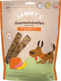 BOSCH SAMMY'S Gourmet Strips Paski z Kurczaka i Kaczki 180g