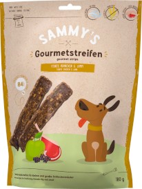 BOSCH SAMMY'S Gourmet Strips Paski Kurczak Jagnięcina 180g - Zdjęcie główne