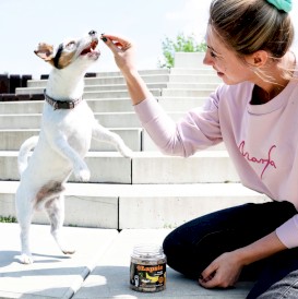 Happy Snacky ŁAPSIE Kaczka z Bananami 300g - Zdjęcie nr 2