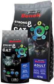 SUPER BENEK Cat Dry Adult 400g - Zdjęcie nr 2