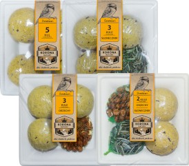 KORONA NATURY 5 Kul tłuszczowych dla ptaków 450g - Zdjęcie nr 2