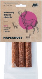 Happy Snacky NAPSANOSY Kabanosy z Jelenia 3szt. - Zdjęcie główne