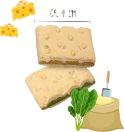 BOSCH SAMMY'S Crispy Cracker Krakersy Ser Szpinak 1kg - Zdjęcie nr 2