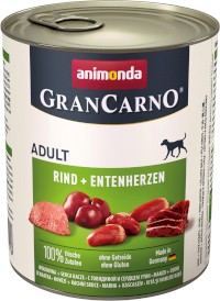 ANIMONDA Grancarno ADULT Wołowina Kacze Serca 800g - Zdjęcie główne