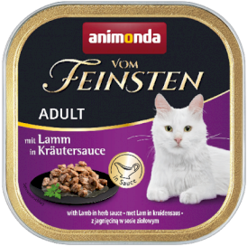 ANIMONDA Vom Feinsten Cat ADULT Jagnięcina Zioła Sos 100g - Zdjęcie główne