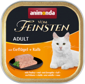 ANIMONDA Vom Feinsten Cat ADULT Drób Cielęcina 100g - Zdjęcie główne