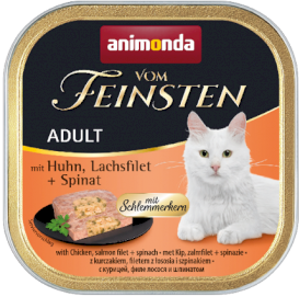 ANIMONDA Vom Feinsten Cat DS ADULT Kurczak Łosoś Szpinak 100g - Zdjęcie nr 2