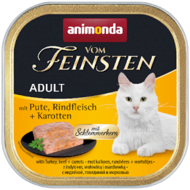 ANIMONDA Vom Feinsten Cat DS ADULT Indyk Wołowina Marchew 100g - Zdjęcie nr 2
