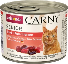 ANIMONDA Carny SENIOR Wołowina i Serca Indyka 200g - Zdjęcie główne