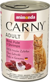 ANIMONDA Carny ADULT Wołowina Indyk Krewetki 400g - Zdjęcie główne