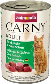 ANIMONDA Carny ADULT Wołowina Indyk Królik 400g - Zdjęcie główne