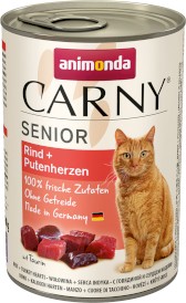 ANIMONDA Carny SENIOR Wołowina i Serca Indyka 400g - Zdjęcie główne