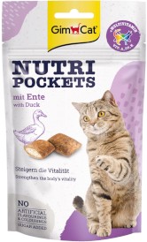 GIMCAT Nutri Pockets with Duck Krokieciki z Kaczką 60g - Zdjęcie główne