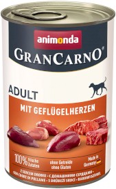 ANIMONDA Grancarno ADULT Wieprzowina Serca Drob 400g