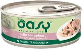 OASY Specialita Naturale Kot Kurczak Szpinak 70g