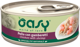 OASY Cat Specialita Naturale Kurczak Krewetki 70g - Zdjęcie główne
