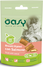 OASY Cat Treats with Salmon dla kota Ciasteczka z Łososiem 60g - Zdjęcie nr 2