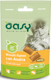OASY Cat Treats with Duck dla kota Ciasteczka z Kaczką 60g - Zdjęcie główne