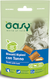 OASY Cat Treats with Tuna dla kota Ciasteczka z Tuńczykiem 60g - Zdjęcie główne