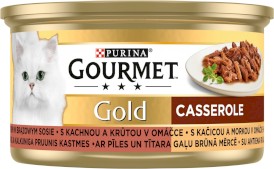 PURINA GOURMET Gold Casserole Kaczka Indyk 85g