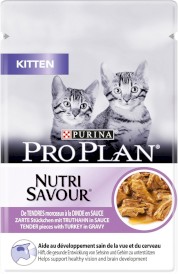 PURINA Pro Plan Kitten Junior NutriSavour Indyk 85g - Zdjęcie główne