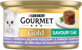 PURINA GOURMET Gold Savoury Cake Jagnięcina Fasola 85g