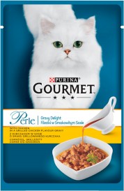 PURINA GOURMET Perle Fileciki z Kurczakiem w sosie 85g - Zdjęcie główne