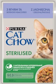 PURINA CAT CHOW STERILISED Jagnięcina Fasolka 85g