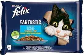 PURINA FELIX FANTASTIC Wybór Smaków z warzywami 4x85g