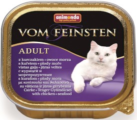 ANIMONDA Vom Feinsten Cat ADULT Kurczak Owoce Morza 100g - Zdjęcie główne
