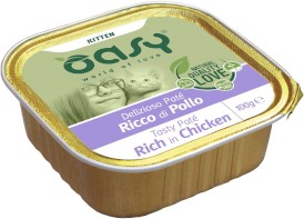 OASY Cat Tasty Pate Kitten Chicken Kurczak pasztet dla kociąt 100g - Zdjęcie główne
