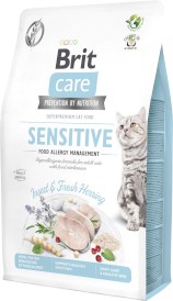 BRIT CARE Cat GF Adult SENSITIVE Allergy Owady Śledź 2kg - Zdjęcie główne