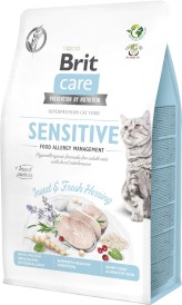 BRIT CARE Cat GF Adult SENSITIVE Allergy Owady Śledź 400g - Zdjęcie nr 2