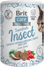 BRIT Care Cat Snack Superfruits INSECTS Adult Owady 100g