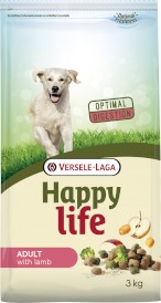 VERSELE LAGA Happy Life Adult Lamb 3kg - Zdjęcie główne