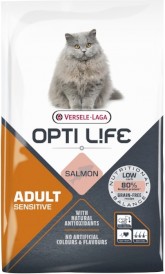 VERSELE LAGA Opti Life Cat GF Adult Sensitive Salmon 7,5kg - Zdjęcie główne
