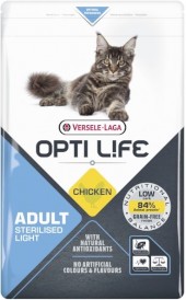 VERSELE LAGA Opti Life Cat GF Adult Sterilised Light 2,5kg - Zdjęcie główne
