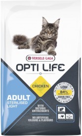 VERSELE LAGA Opti Life Cat GF Adult Sterilised Light 7,5kg