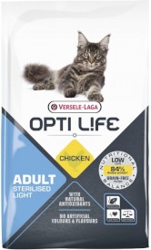 VERSELE LAGA Opti Life Cat GF Adult Sterilised Light 7,5kg - Zdjęcie główne