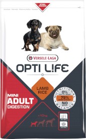 VERSELE LAGA Opti Life Adult Digestion Mini Lamb Rice 2,5kg