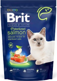 BRIT Premium by Nature Cat STERILISED Salmon 800g - Zdjęcie główne