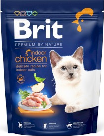 BRIT Premium by Nature Cat INDOOR Chicken 300g - Zdjęcie główne