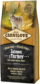 CARNILOVE Dog Adult Large Breed  Salmon / Turkey 4kg