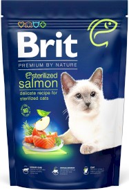 BRIT Premium by Nature Cat STERILISED Salmon 1,5kg - Zdjęcie główne