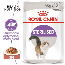 ROYAL CANIN Sterilised w sosie 12x85g - Zdjęcie nr 3